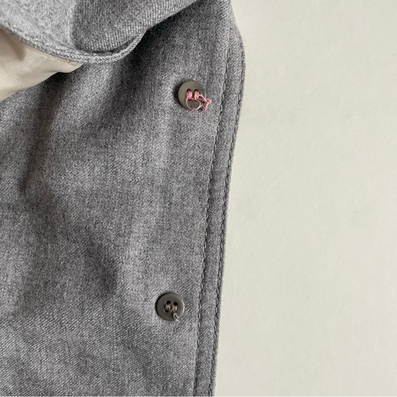 SIZE 4 J CREW GREY SCHOOL BOY WOOL BLAZER - Picture 10 of 10